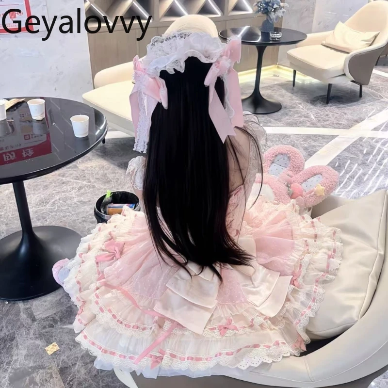 ファッションアクセサリーオリジナルロリータヘッドバンド甘いレースのリボンかわいいバレエスタイルは蝶ハート帽子と組み合わせることができます