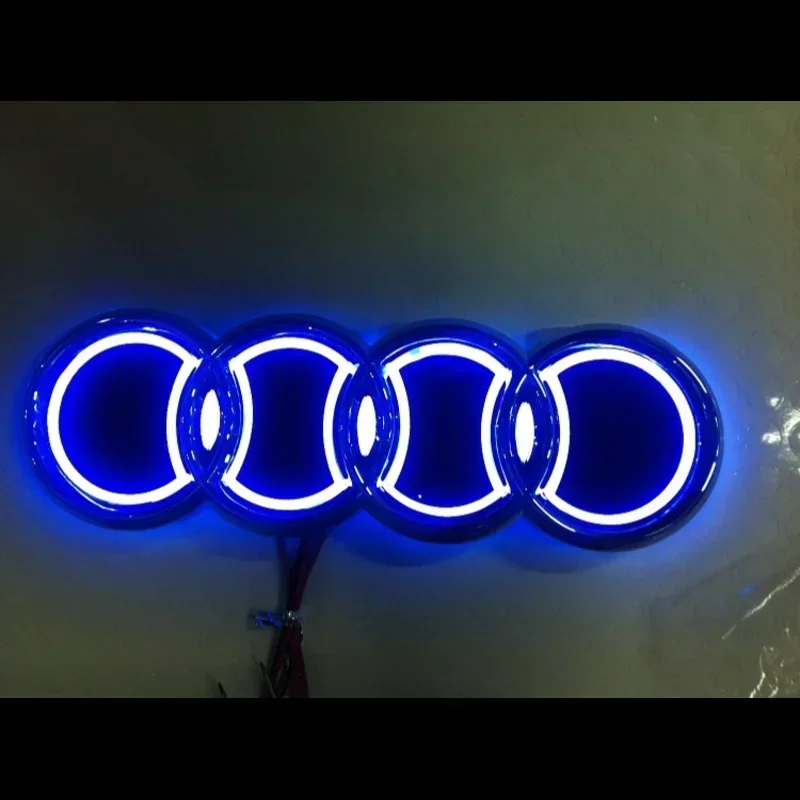 18X5.8CM 5D LED Car Rear Emblem Badge Car Styling Glow Decorative Light for Audi A3 A4 A5 A6 A7 A8 Q3 Q5 Q7 TT Accessories