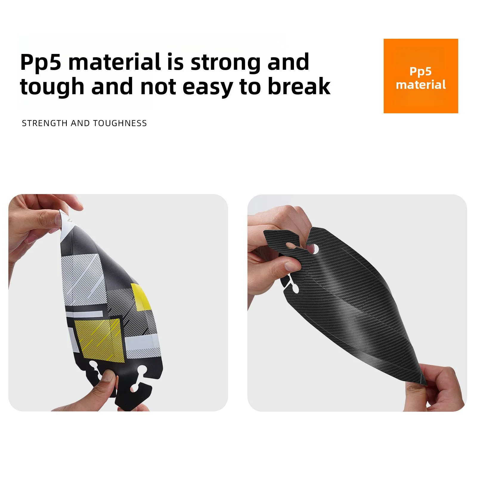 4 Pieces of Dedicated Ultra-light Rain Shields for Bike Fenders Saddle Seats and Seat Cushions Detachable