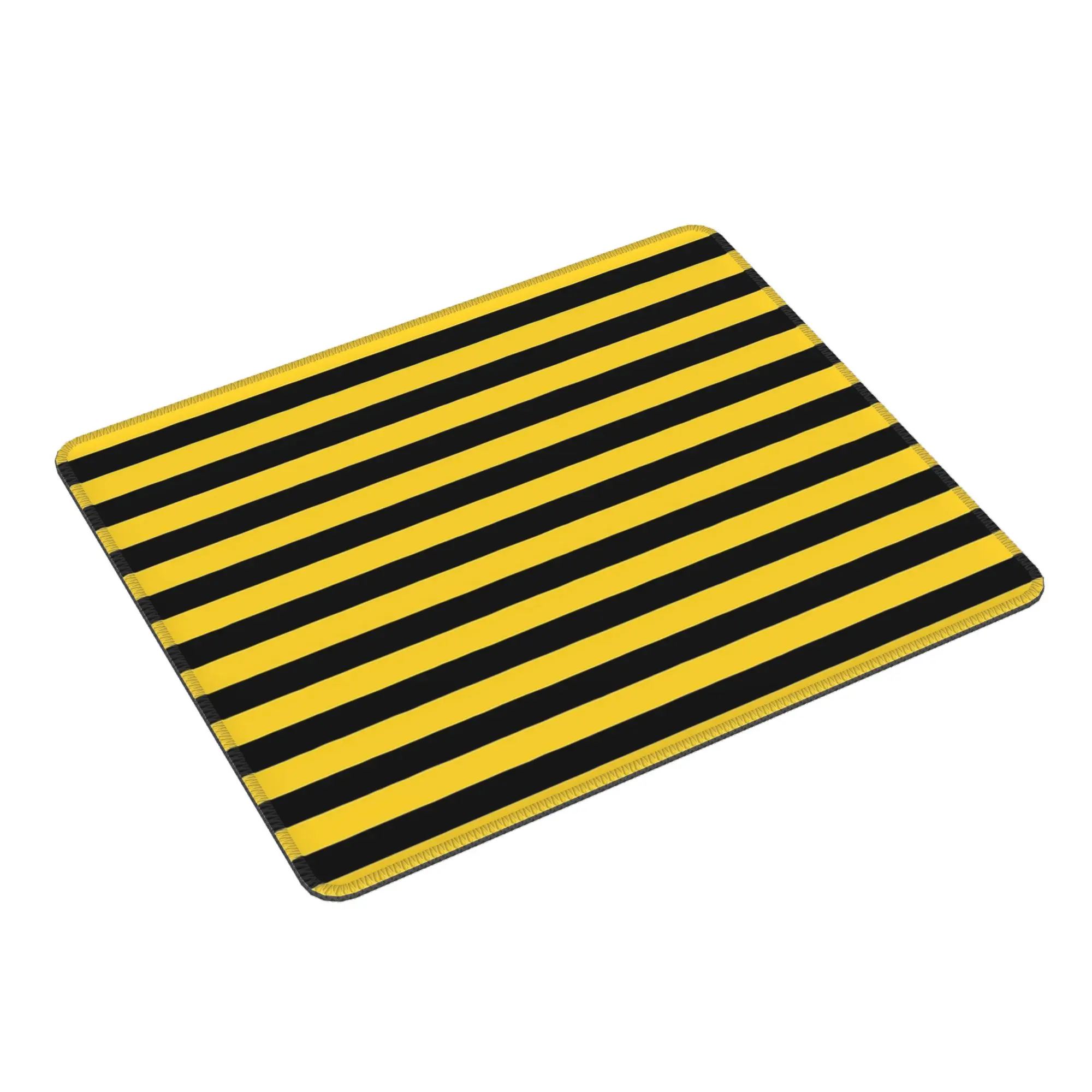 Yellow Black Stripes In The Color Of Bees Mouse Pad Computer Keyboard Mouse Mat Gamer PC Laptop Desk Mat Accessories Table Mats