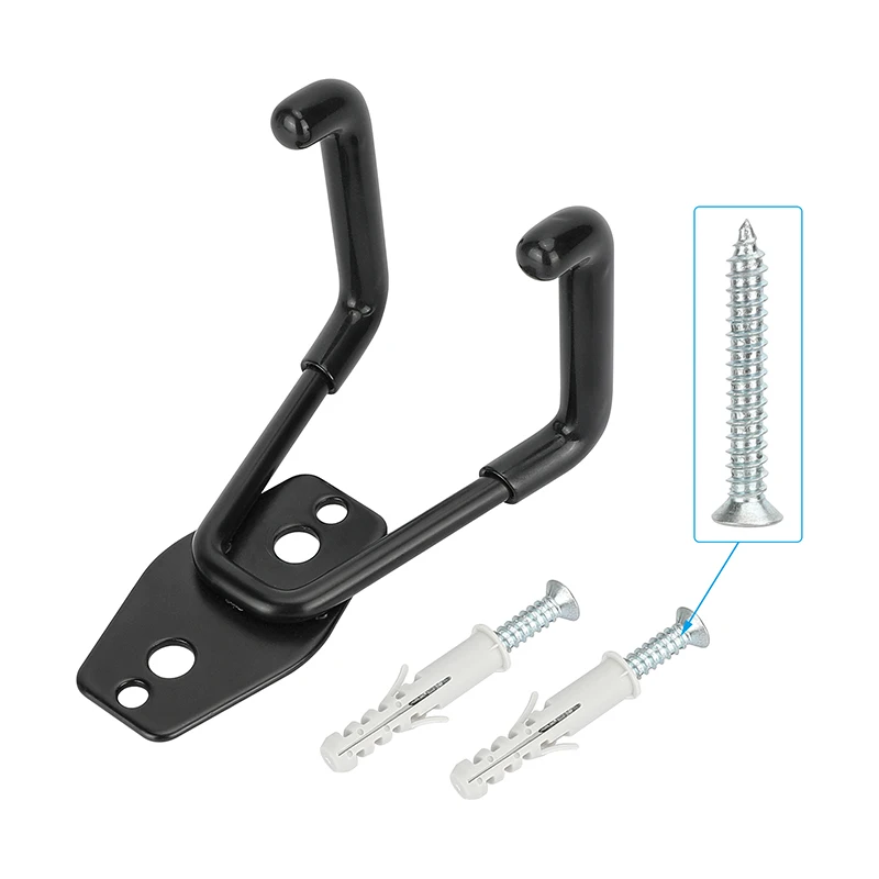 CAMVATE คู่แฉกขอเกี่ยวติดผนังสกรูขยายสำหรับอุปกรณ์เสริมสายแขวนหูฟังกระเป๋าเครื่องมือ