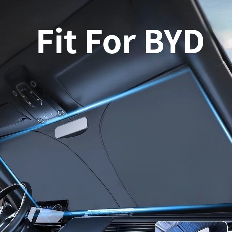 

For BYD Seagull Dolphin Song Atto 3 Sealion 8 Qin PLUS DM-i Car Front Sunshade Umbrella Sun Protection Heat Insulation Curtain