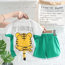 Toddler Baby Boy Girl Clothing Sets Summer Casual Infant Cute Animal Modeling 2pcs Outfits Cotton T-shirt+Shorts Kids Tracksuit