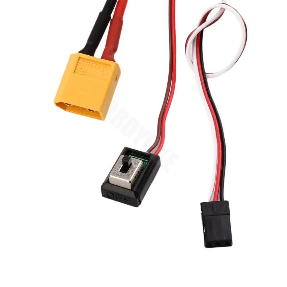 RC 160A/320A ESC 380/540/ Brushed Motor Speed Controller Dual Mode Regulator Band Brake for 1:10 1/12 Car / Bait Boat