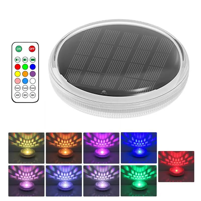 NEW Solar Floating Lamp LED Night Floating Light Fountain Pool Night Lamp IP65 Waterproof With For Garden Pool Party Decoration