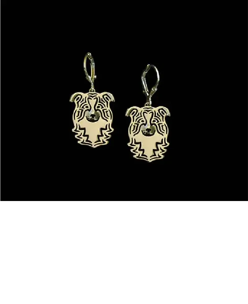 Hiphop Style Border Collie Earrings Girl Gift Jewelry