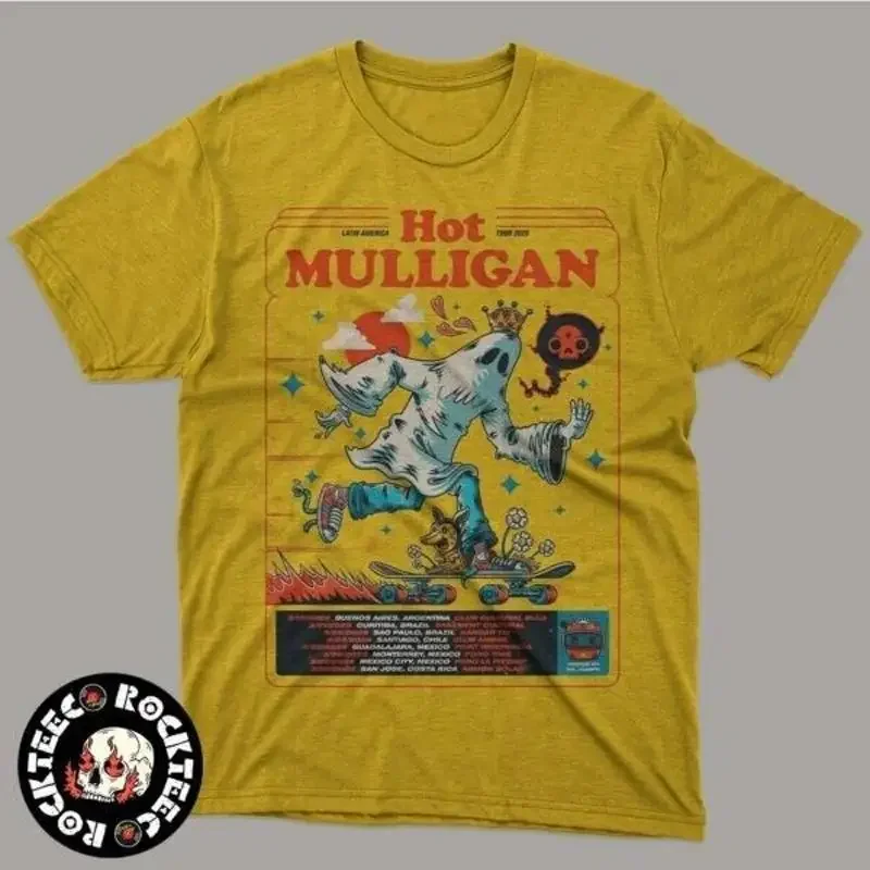 Camiseta da Turnê Hot Mulligan na América Latina 2025 com Datas