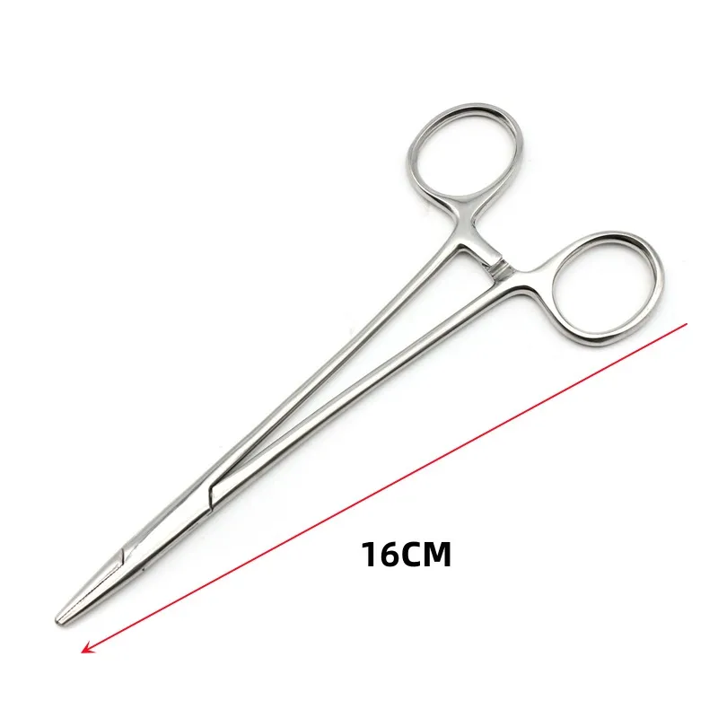 1pcs12.5/14/16/18cm Dentist Surgical Instrument Dental Needle Holder Pliers Forceps Orthodontic Tweezer Stainless Steel Tools