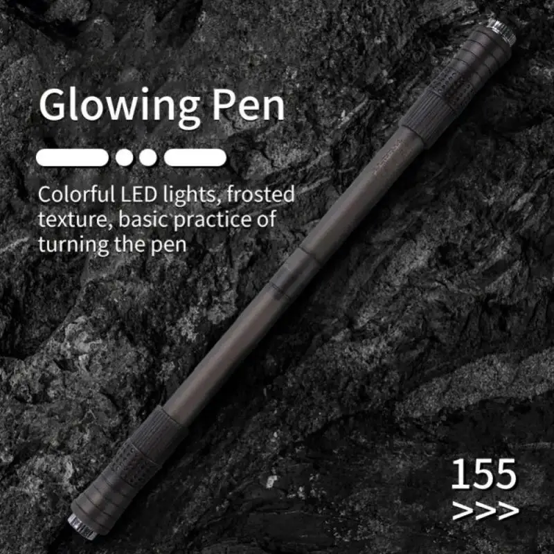 Luminous Spinning Pen Glowing in Dark Rotating Balance Pen Decompression Pens Spinner Toy LED Spinning Pen Gifts For