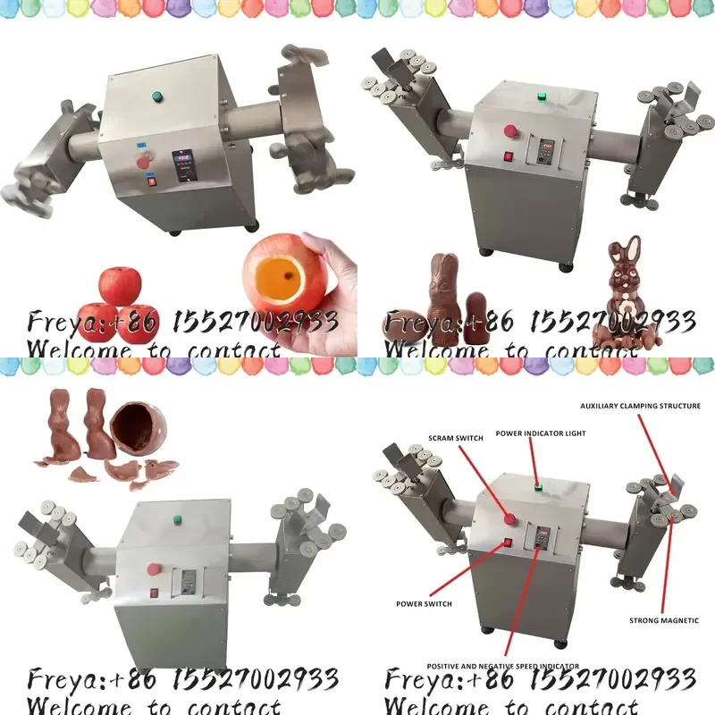 Hollow Ball Chocolate Spinning Machinery Customized Chocolate Making Machine Chocolate Production Line