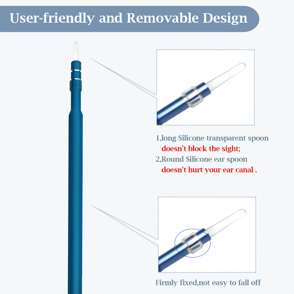 Endoscope 3 en 1 avec caméra visuelle Type-C USB Kanoscope, kit d'outils de suppression, soins de santé, nettoyeur d'oreille, PUNICEF Earpick, 480p