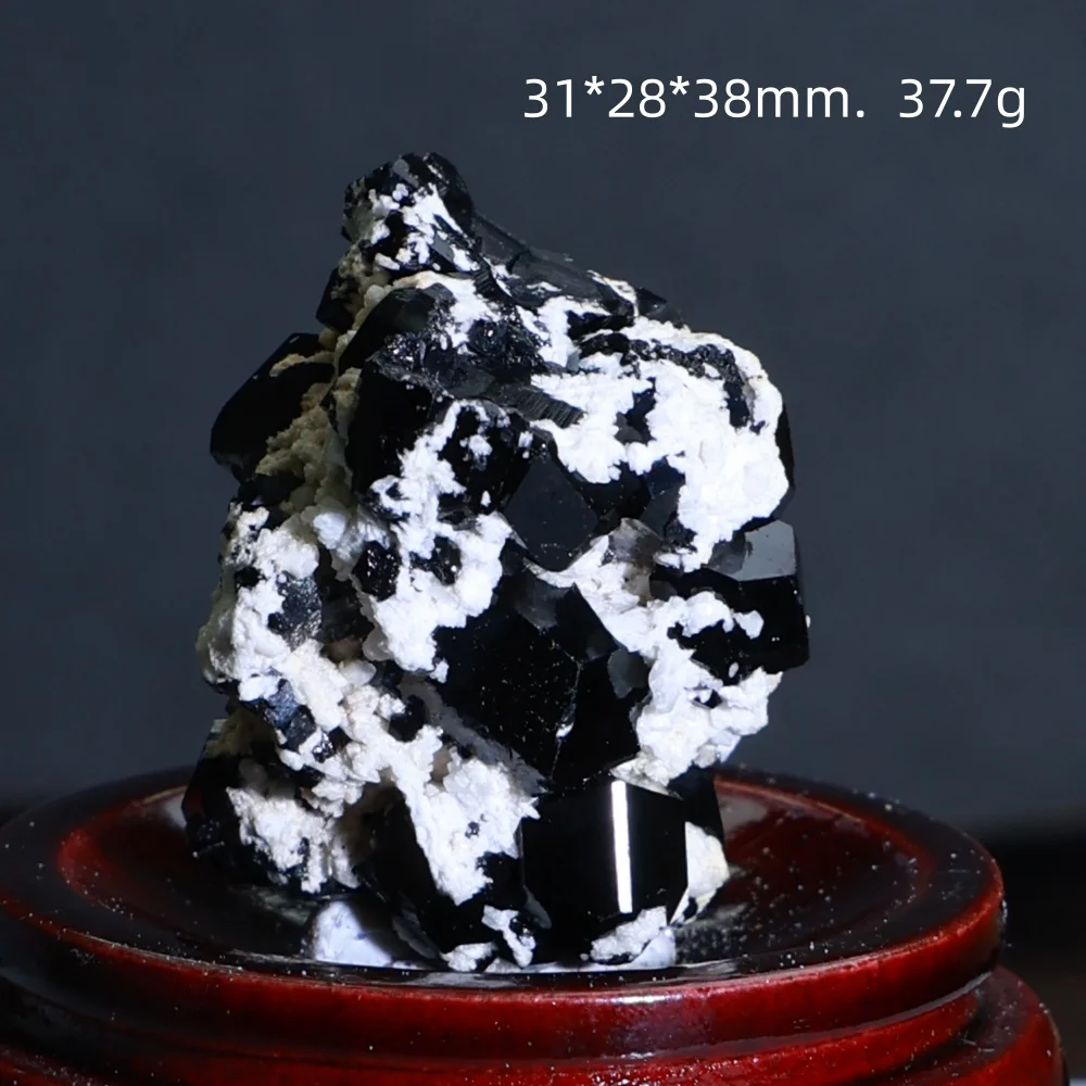 Natural stone, black tourmaline, crystal cave mineral specimens, quartz clusters, raw stone decoration, unprocessed polished hea
