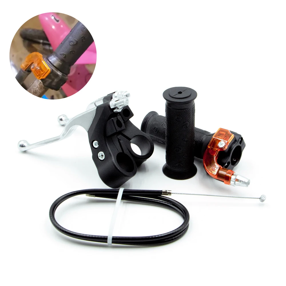 Twist Throttle Accelerator Grip & Cable 7/8