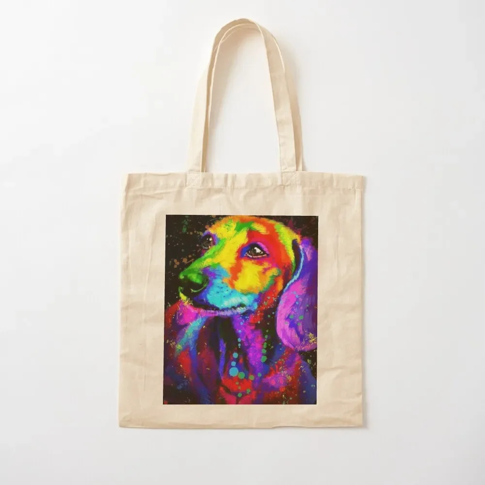 

Dachshund Dog popart art Tote Bag Shopper bag Gift bag Women's handbag