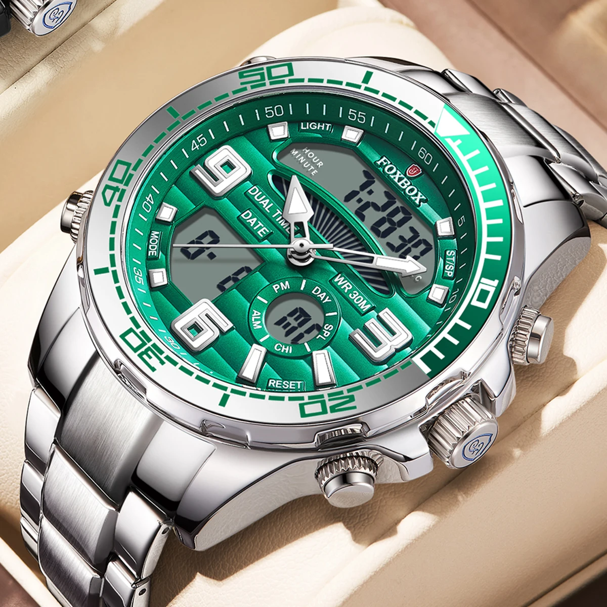 LIGE New Luxury Men Watches Sports Luminous Military Mens Quartz Watch Waterproof Calendar Business Man Watch Relogio Masculino