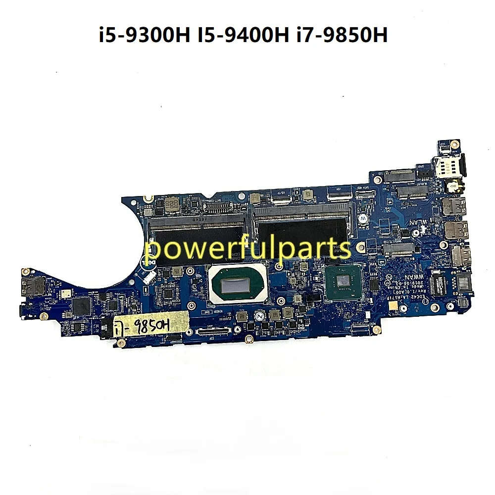 

Материнская плата для ноутбука DELL Latitude 5401 LA-H171P 04N4MN 01N8Y9 039CRJ i5 i7, встроенный процессор, работает хорошо