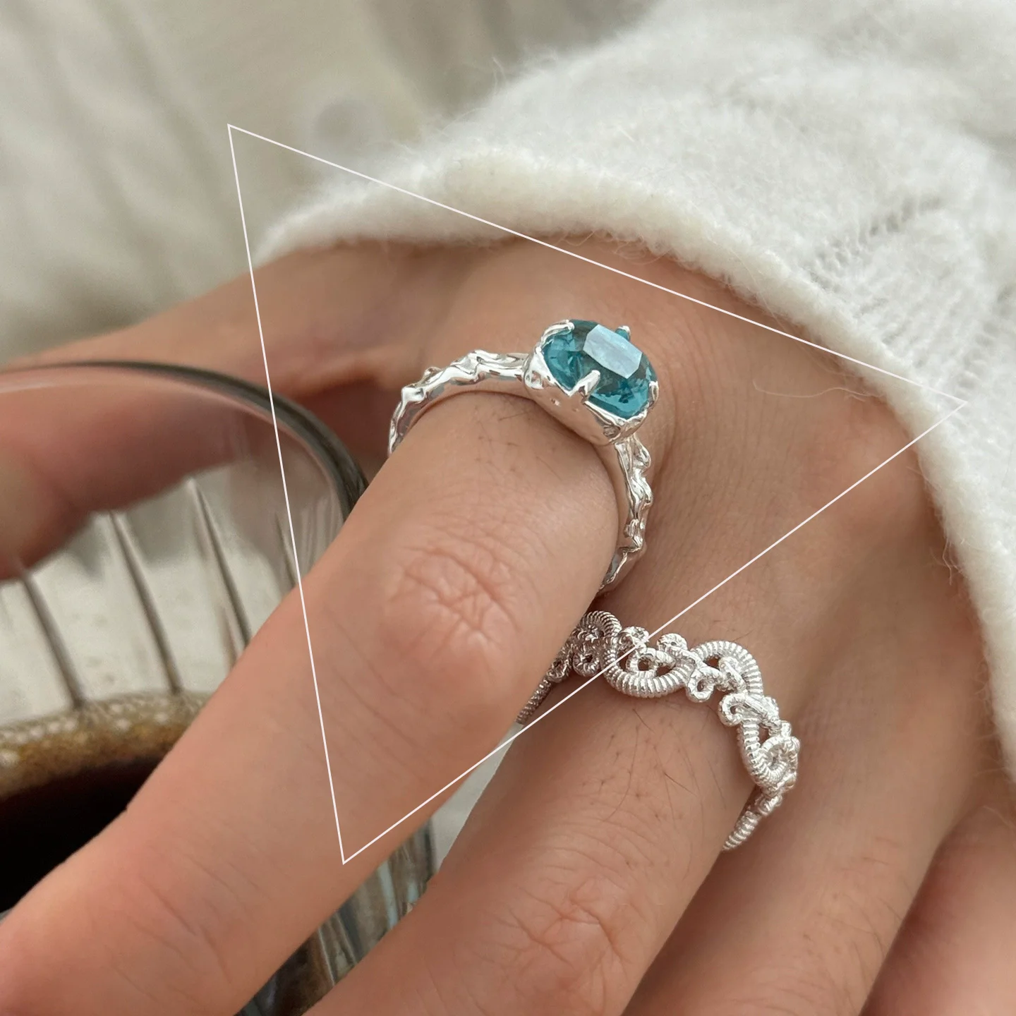Women's 925 Sterling Silver Bow Tie Open Finger Ring, Cute Design