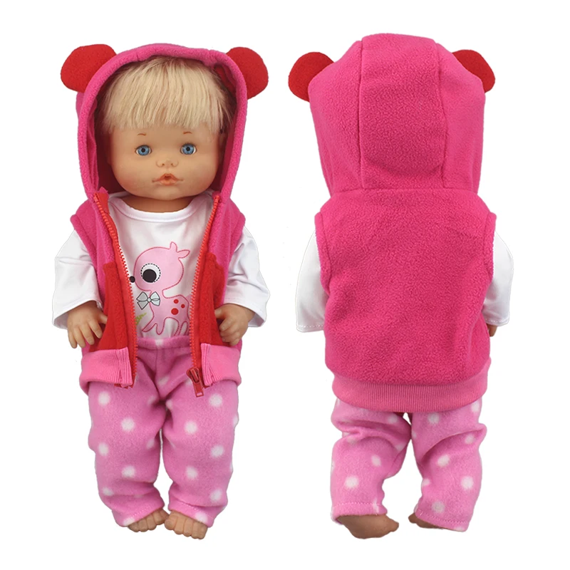 Cute Animal Suit For 42cm Nenuco Doll 17 Inches Baby Doll Clothes