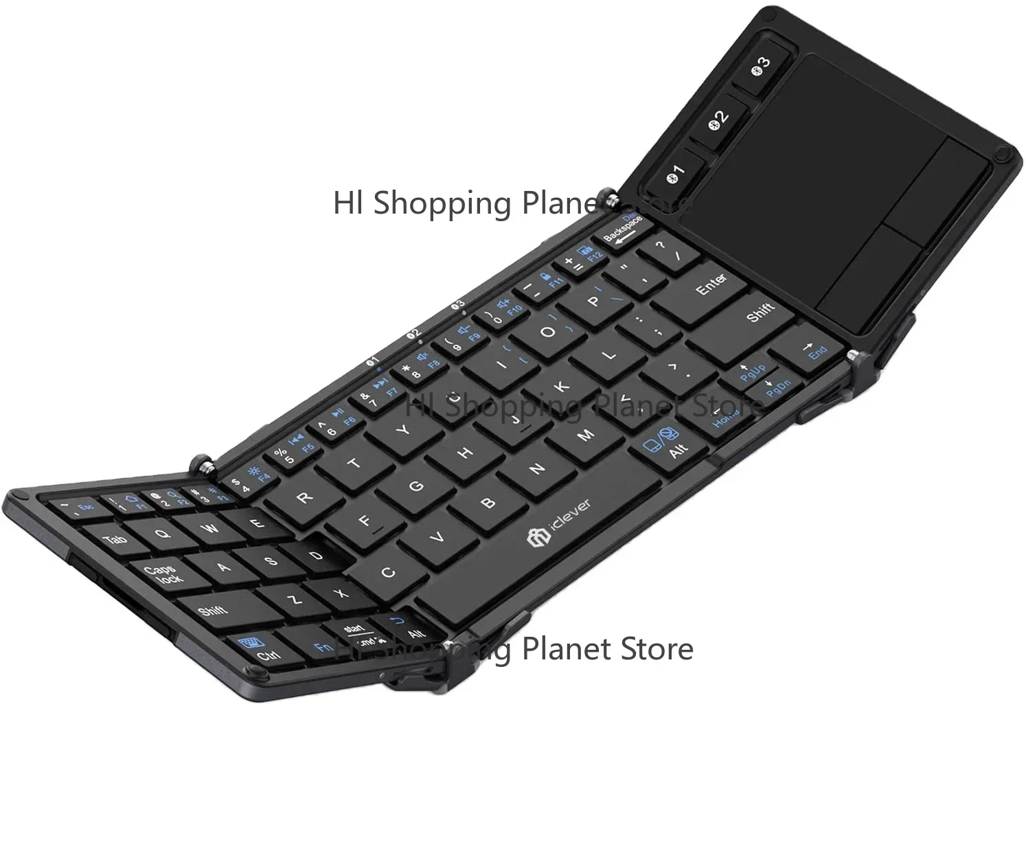 IClever BK08 Portable Tri-folding BT Keyboard With Touc     ad