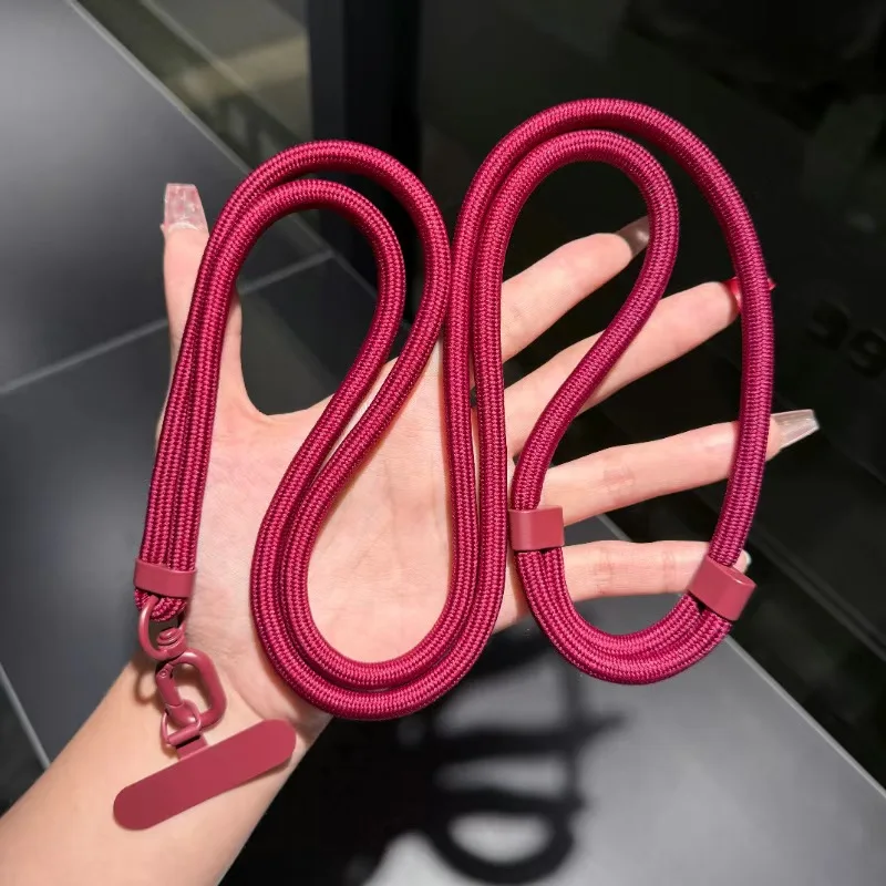 Universell Verstellbares Handy-Umhängeband Halskette mit Clip Langlebiges und Robustes Anti-Verlust-Handyband
