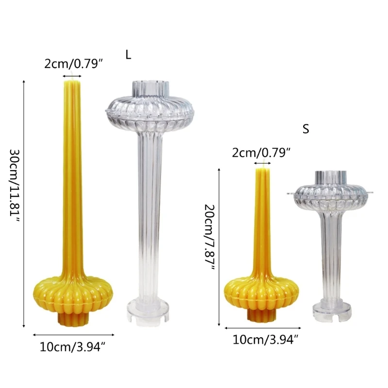 Molde vela haste vaso, molde aromaterapia, fabricação velas para jantar casamento casa, dropshipping