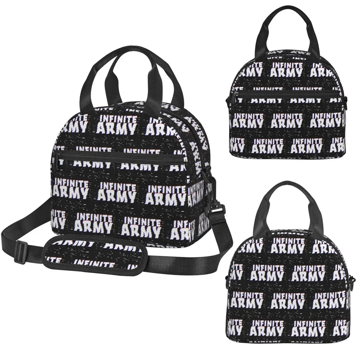 

Caylus Gaming Infinite Army Insulated Lunch Bag for Women Kids Portable Food Boxes Thermal Lunch Box Tote