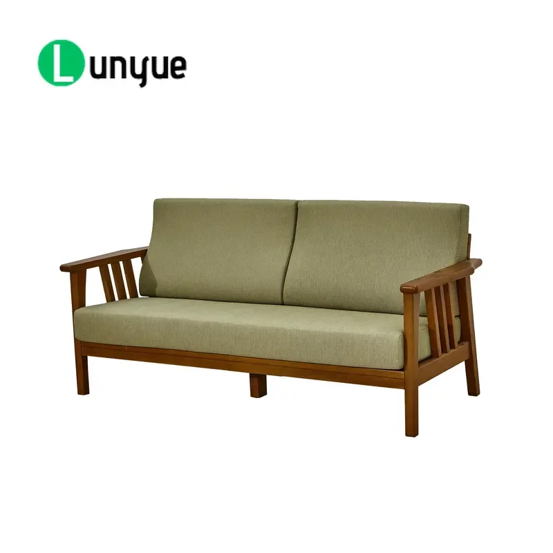 Modern Nordic 3 Seat Modular Sofa Solid Teak Wood Sustainable Living Room Furniture