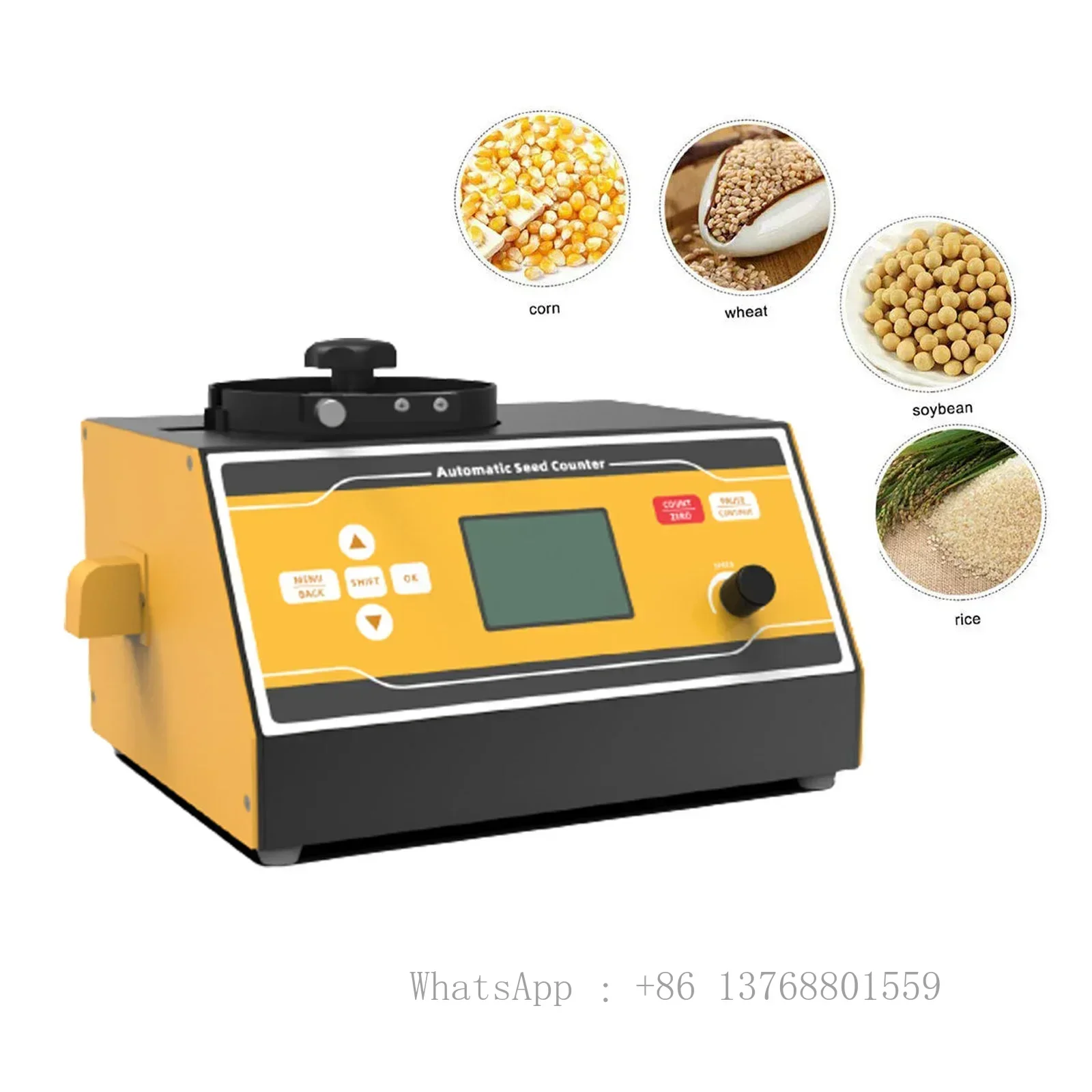 Automatic Seed Counter Sly-C Plus Vacuum Digital  Counting Machine for Grains Coun Rice Wheat Sorghum Corn Vegetables