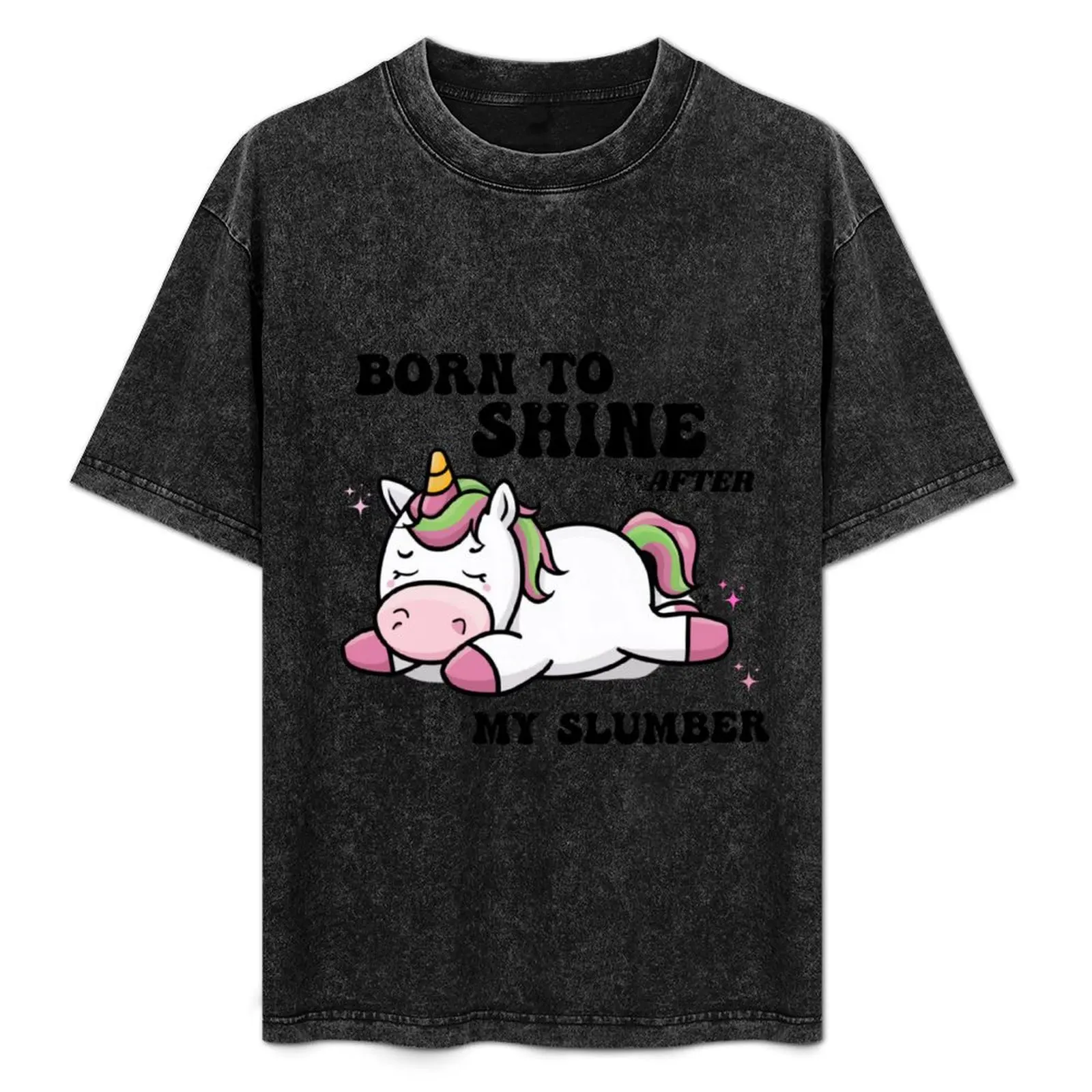 Born Shine After My Slumber cute T-Shirt man t shirt anime t shirts oversized graphic tee Men's t-shirt