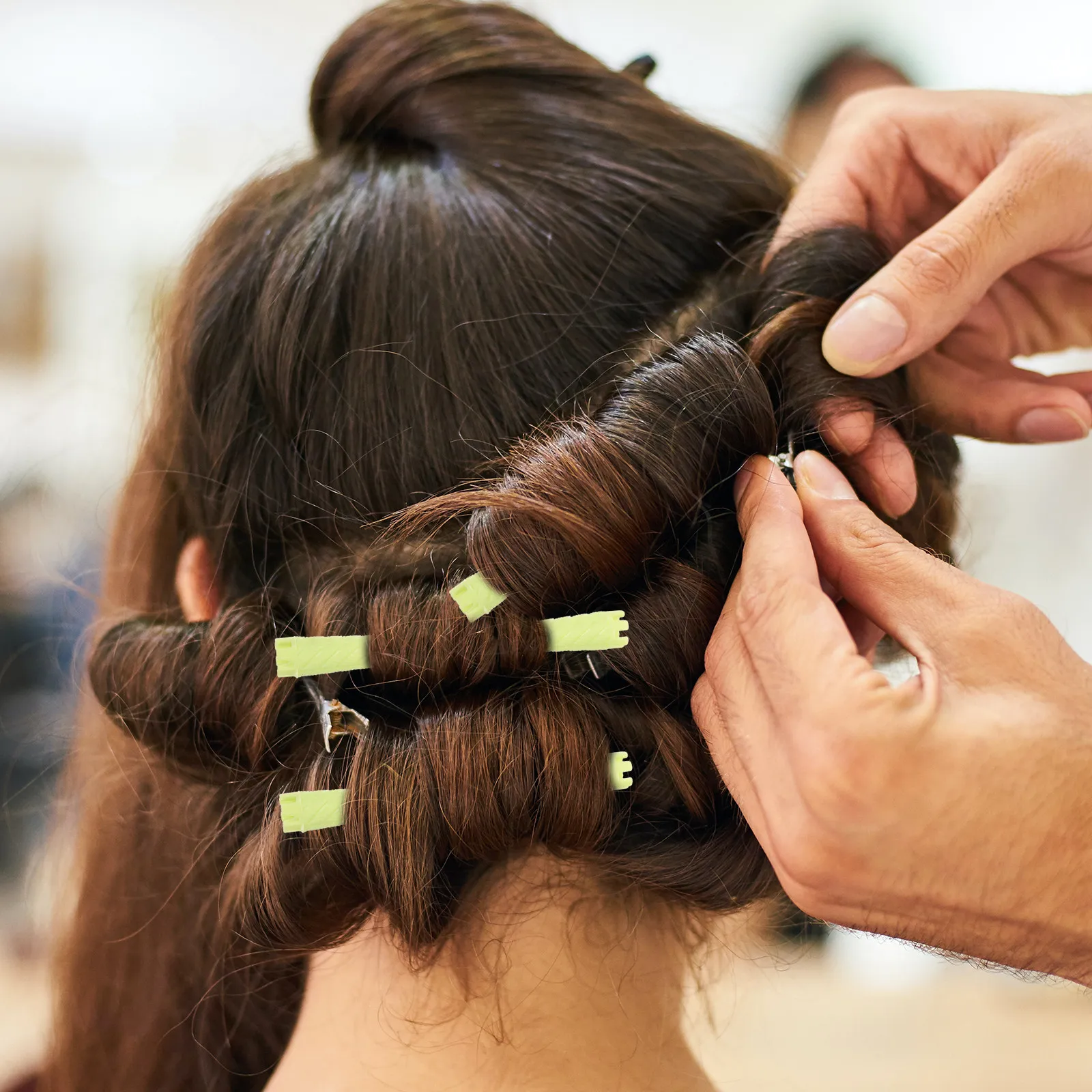 

10 шт. пластиковых гибких бигуди для завивки волос, инструменты для укладки и создания локонов для женщин