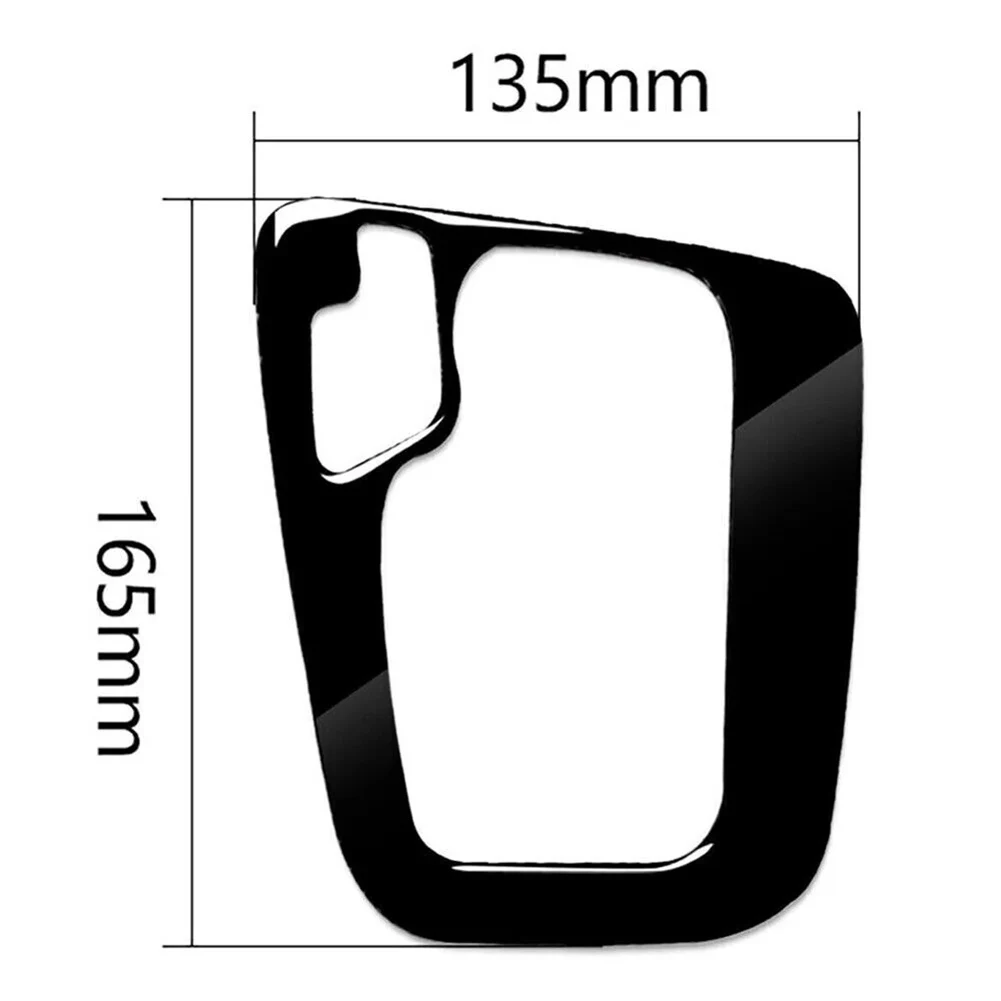 E46 Shift Panel Cover Piano Black Gear Shift Complete Transformation Set Elegant Appearance Interior Enhancement