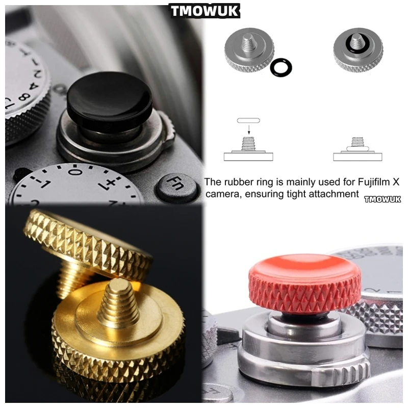 

For Fujifilm XT1 XT2 XT30II XE1 XE4 X10 X20 X30 STX2 Camera Button, Aluminum Construction, Easy To Install.