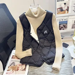 골프용품 Luxury Brand Golf Vest Women Golf Wear 2024 Autumn Winter New Golf Jacket Korean Cold Proof Padded Vest Women Golf Clothing