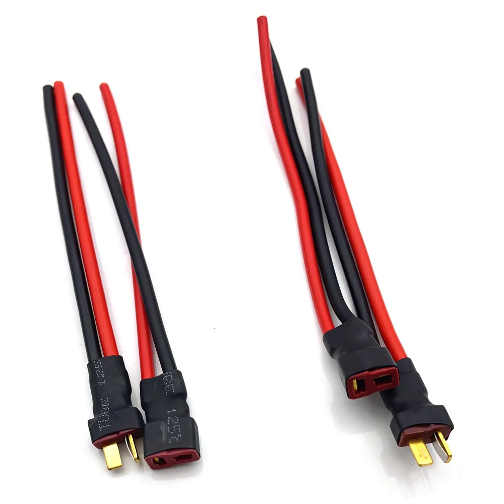 Т-образный разъем, переходник «Мама-папа», для аккумуляторных батарей, кабель для радиоуправляемых моделей электрических автомобилей