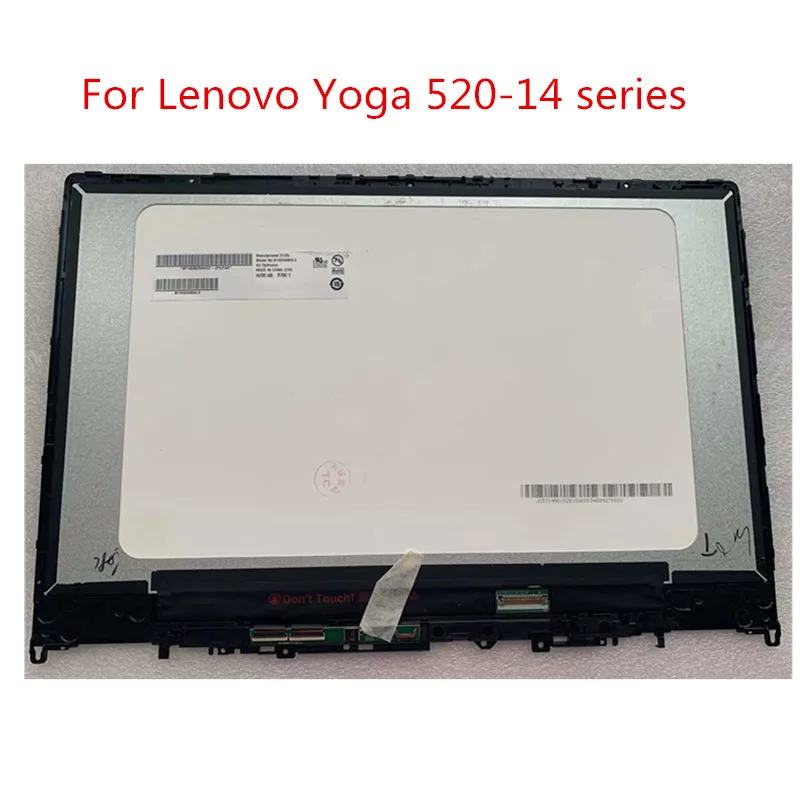 

For Lenovo Yoga 520-14IKB 80X8 80YM 14isk Flex 5 1470 1480 14" LCD Screen Touch Digitizer Assembly M140NWF5 D10M53950 5D10N45602