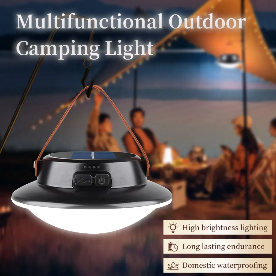 

Multi functional Outdoor LED Camping Light USB Rechargeable Emergency Lighting Light BBQ Tents Hanging Work Lamp Camping Light