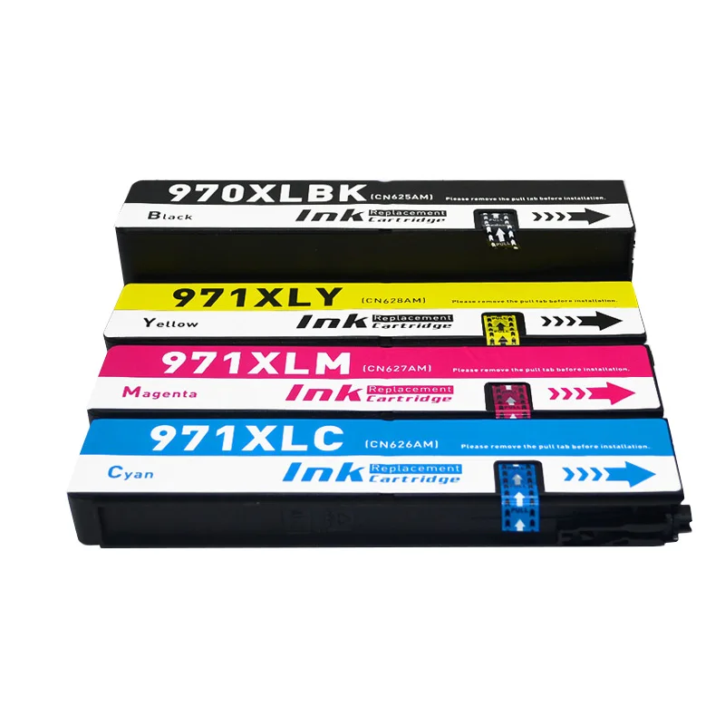 Compatible for 971 970XL  Premium Color Compatible Inkjet Ink Cartridge For HP970 for HP Officejet Pro X451dn X451dw Printer