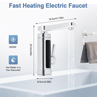 3000W Electric Water Tap Instant Hot Water Faucet Heater Cold Heating Faucet Tankless Instantaneous Water Heater