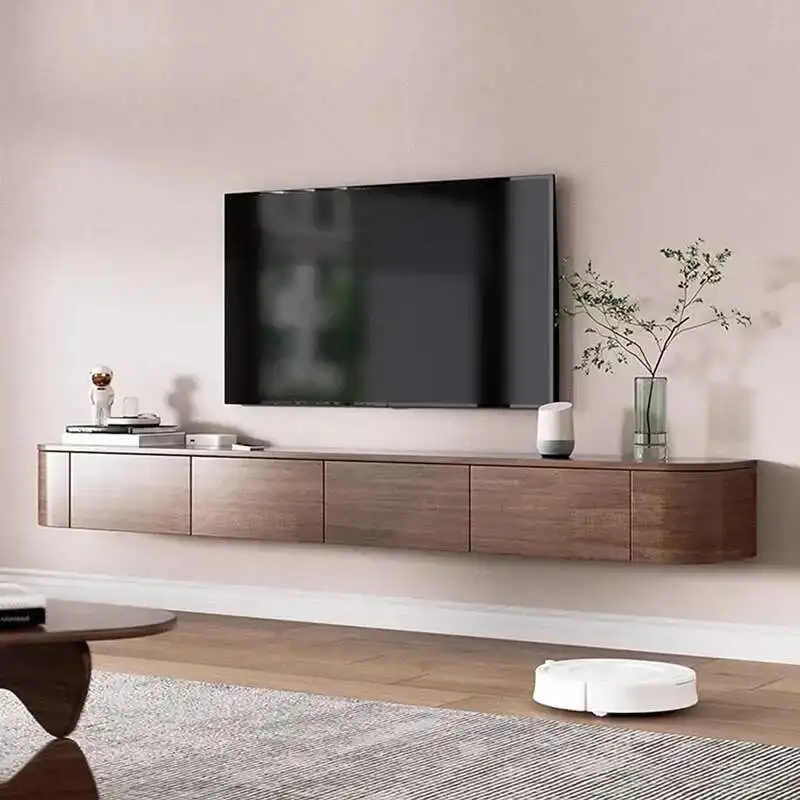 

Luxury Cabinet Tv Stands Shelf Storage Support Sideboard Wooden Cabinet Meuble Tv Suspendu High Quality Console Furniture