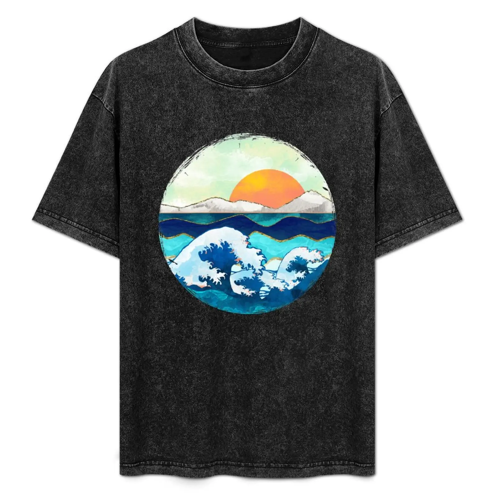 

Stormy Waters T-Shirt Essential Solid Color T-Shirt