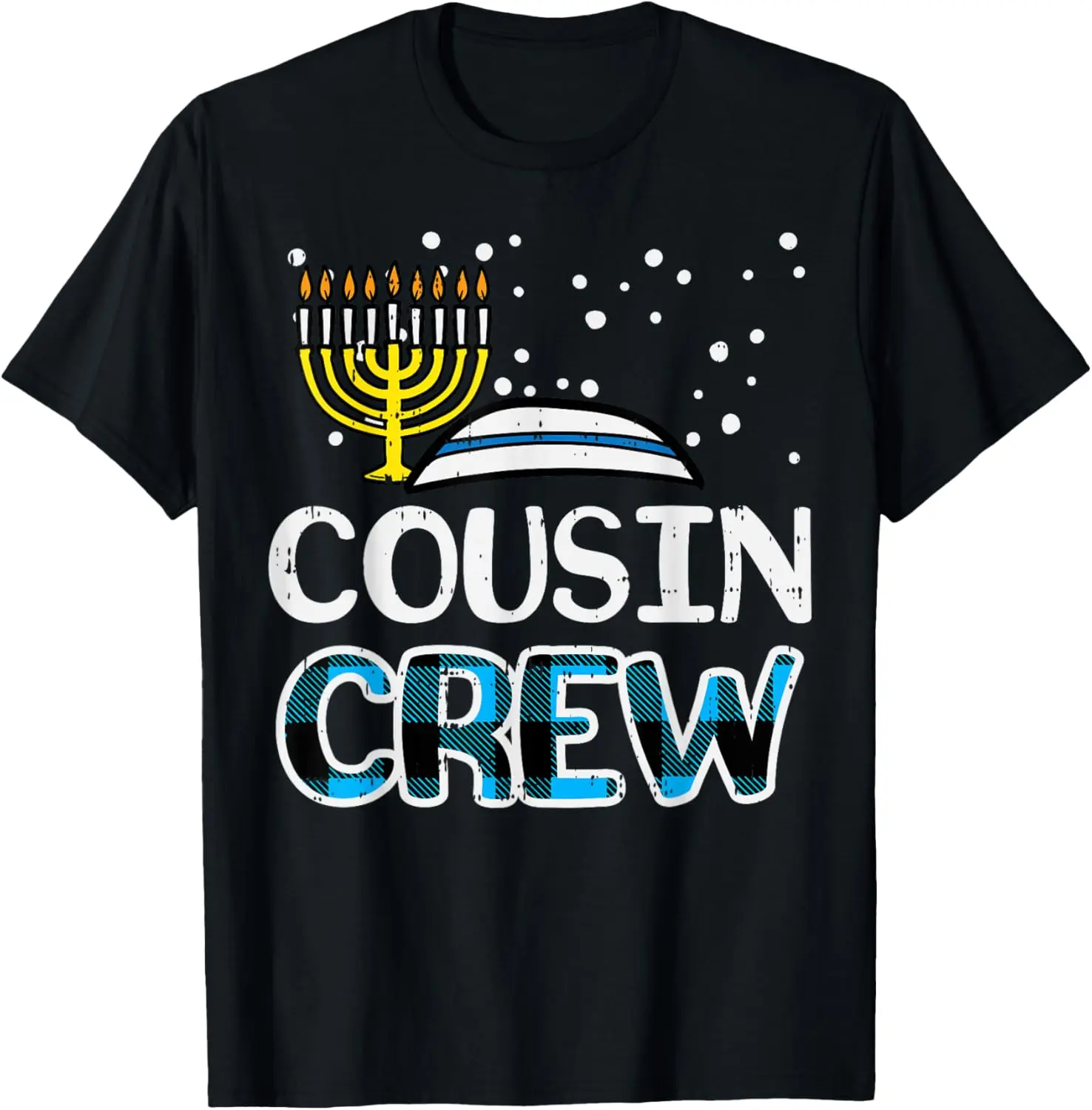 تي شيرت Hanukkah Cousin Crew Chanukah Family Match للأولاد والبنات والأطفال
