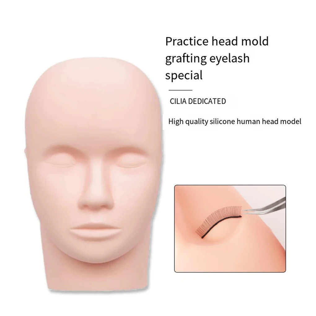 

Professional Model Human Head Eyelash Eyebrow Extension Practise Removable Tool Doll Heads Makeup Tool Beauty Supplies