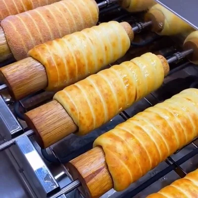 220V 6000W Donut Machine German Brand Horizontal Chimney Roller Toaster  Cake Roller Oven Horizontal Bread Oven Shop