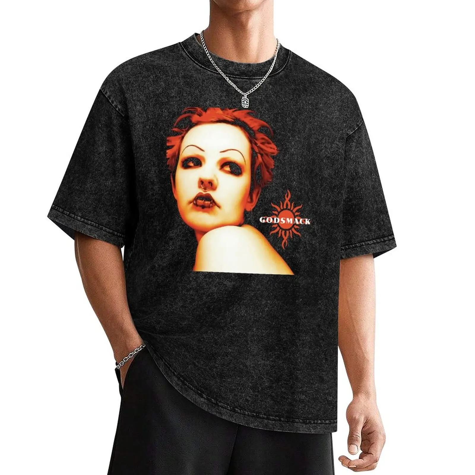 

Godsmack Girl T-Shirt Blouse customizeds slim fit t shirts for men