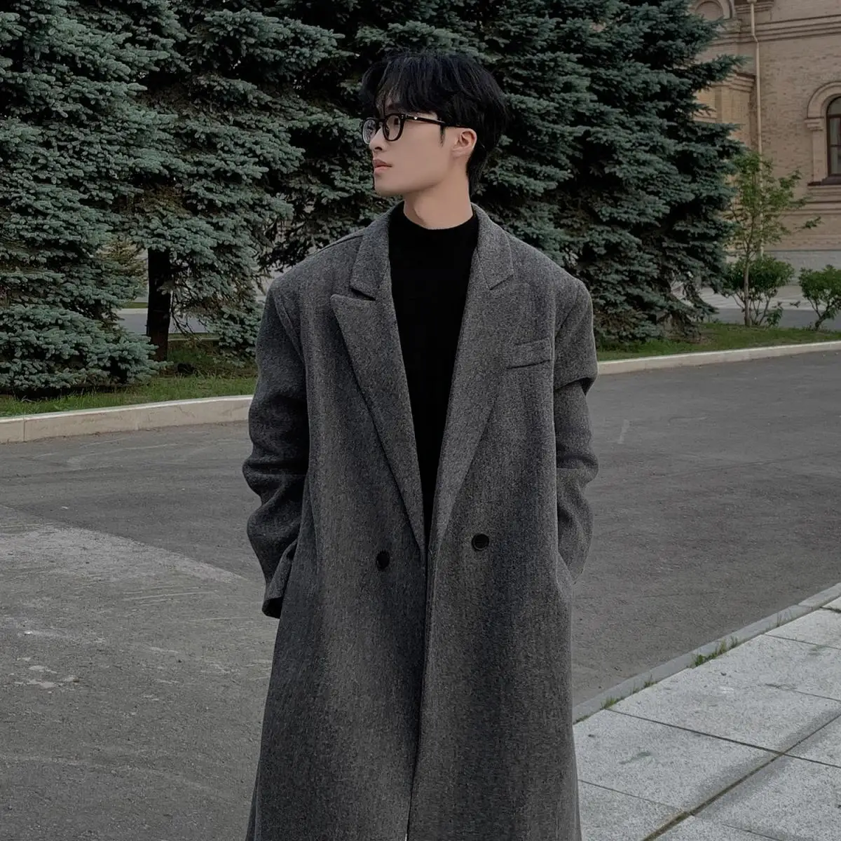 

Мужское пальто из шерстяной смеси в средневековом готическом стиле, до щиколотки, в стиле стимпанк, фэнтези, удлиненное, винтажное, для театральных постановок