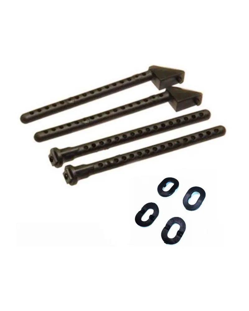 

Универсальные мягкие пластиковые опоры кузова 1/10 для радиоуправляемых машин Sakura S/CS/XIS/D4: гибкая амортизация, защита от трещин, точность