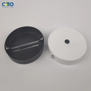 Vintage -Anhänger -Lampen -Basis, Scheibenbasis, Deckenplatte, Wandlampenhalterung, Schwarz, Weiß, Silber, Bronze, Lichtzubehör DIY, 8 cm, 10 cm, 12 cm 10 Hauptverkaufsunterstützung Plafon - №6