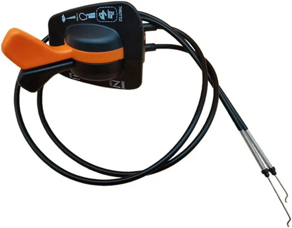 

Throttle Choke Cable Twin Control Handles Compatible with John Deere GY20948 125 135 145 155C 190C LA120 LA130 LA135 LA140 LA145