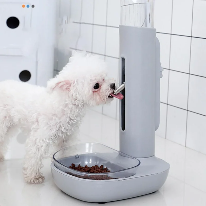 

Automatic Pet Drinker Dog Dish Bowls Water Bottles Universal Cat Puppy Feeder Liftable Dispenser Small Animals Food Stand