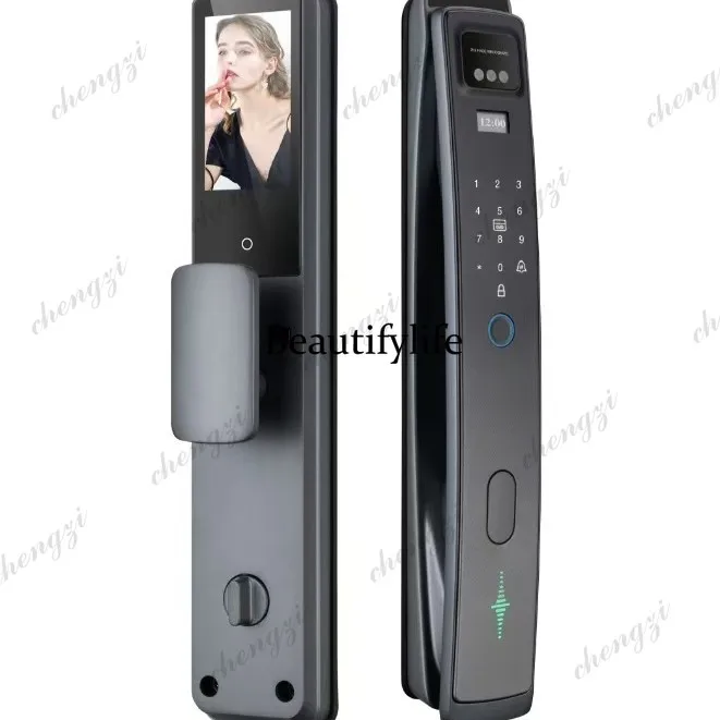 Palm vein recognition graffiti smart lock facial recognition smart lock hotel home intercom door lock